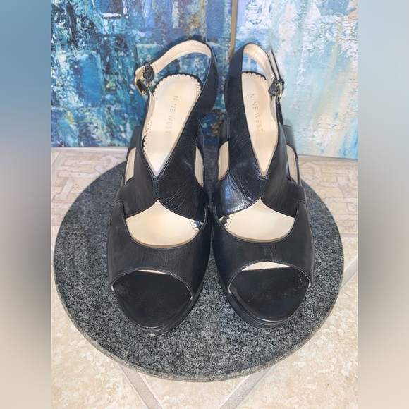 NINE WEST FONTINA platform stiletto heels women’s size 9 - Picture 17 of 17